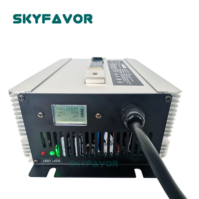 Customized Led Display 36V Battery Charger MAX 40A Automatic Charger Lead Acid Lifepo4 Lithium Ion 36v Forklift Battery Charger