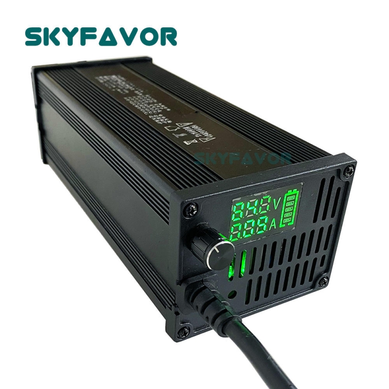 Custom High Power 60V Battery Charger 60V 30A Led Display Intelligent Automatic 60 Volt Batteries Charger for Power Battery Pack